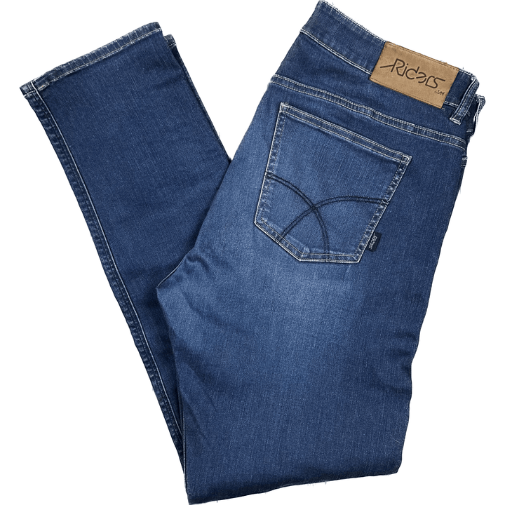 Lee Riders Mens 'R2 Slim & Narrow' Stretch Jeans - Size 36 - Jean Pool