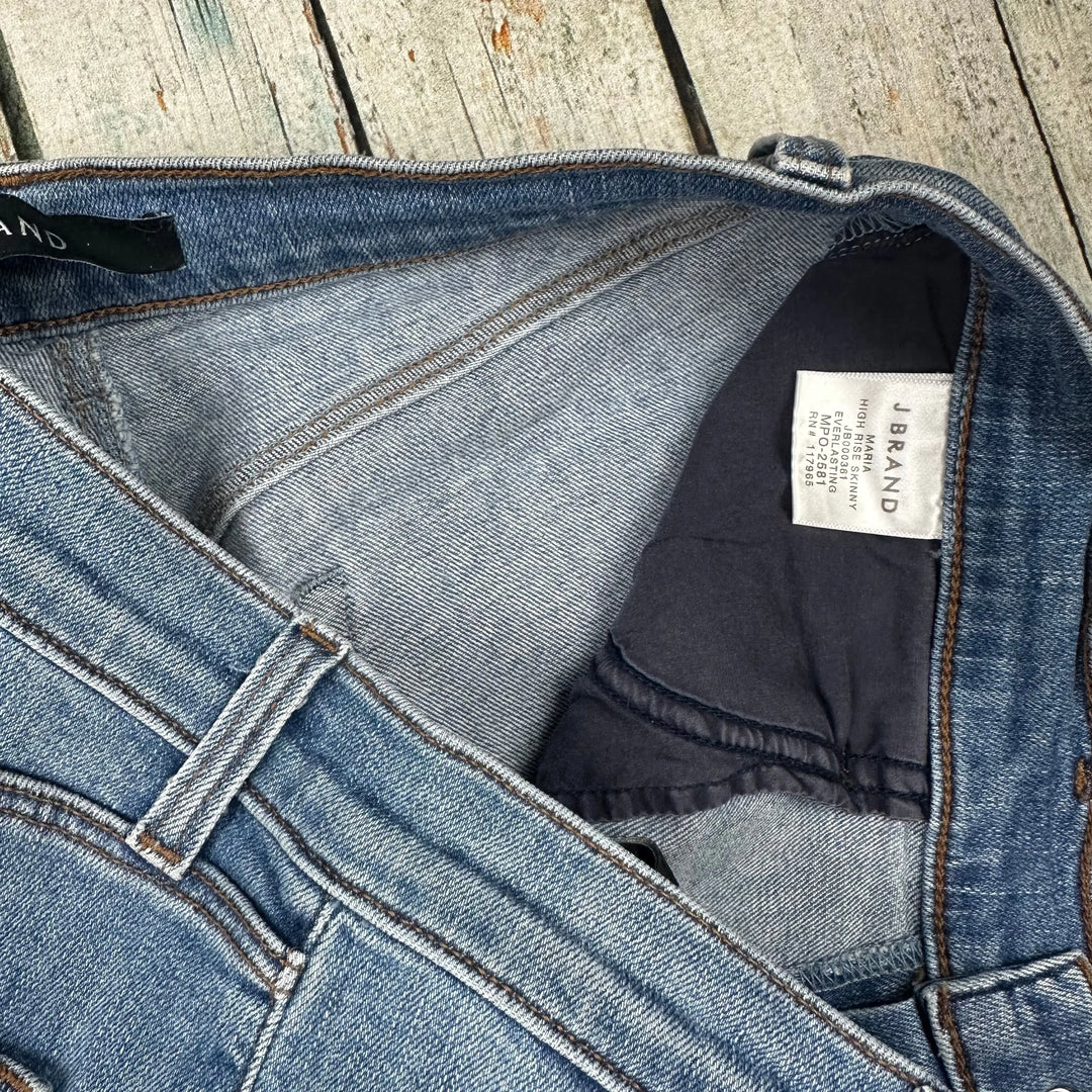 J Brand Everlasting Wash 'Maria' High Rise Skinny Jeans- Size 29 - Jean Pool