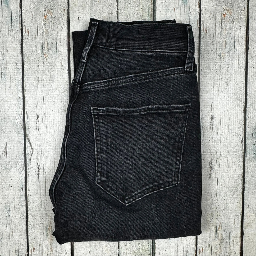 AGOLDE Black High Rise 'Riley' Jeans- Size 24 - Jean Pool