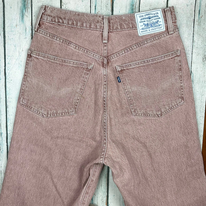 Levis Made & Crafted 'High Loose' Rust Denim Jeans - Size 29/31 - Jean Pool