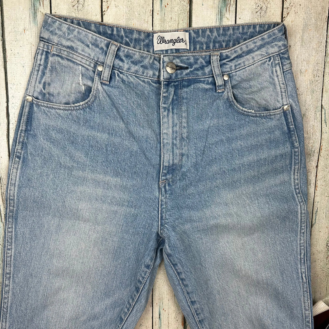 Wrangler 'Drew' Distressed Cropped Boyfriend Jeans - Size 29 - Jean Pool