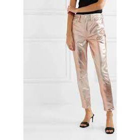 NWT - GRLFRND 'Karolina' Ladies Rose Gold Jeans -Size 25 - Jean Pool