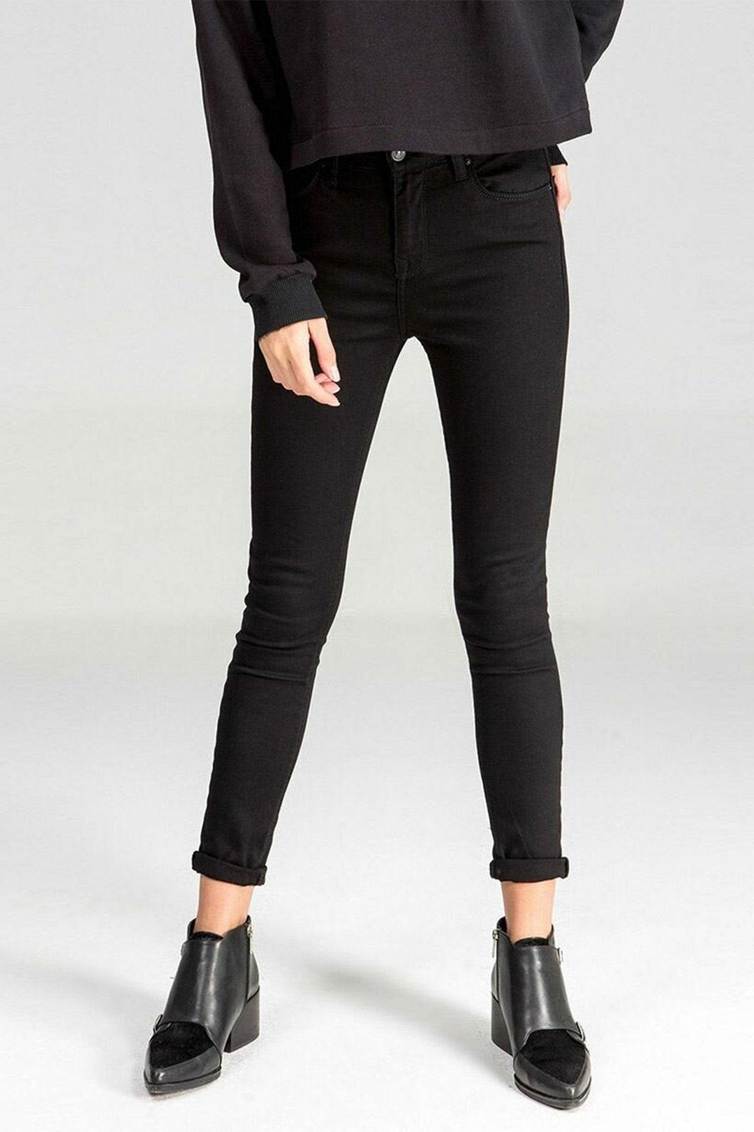 LTB Ladies Black 'Tanya X 'Mid Rise Skinny Jeans -Size 30