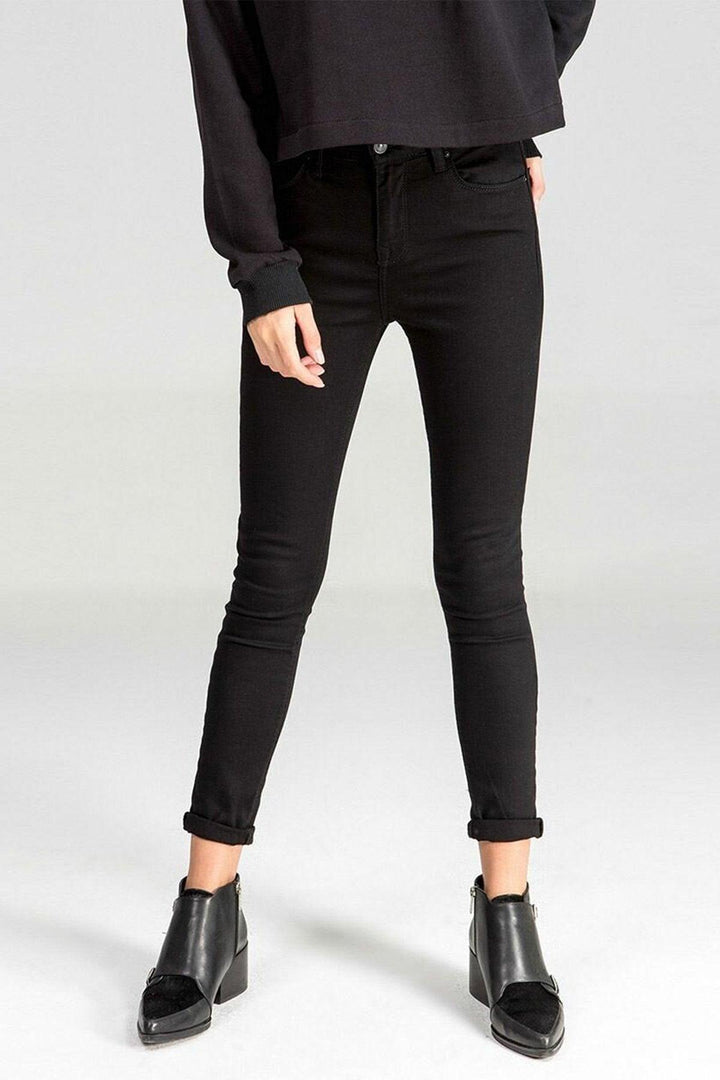 LTB Ladies Black 'Tanya X 'Mid Rise Skinny Jeans -Size 28