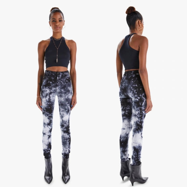 Mother 'The Super Swooner' Winding Paths Jeans - Size 26