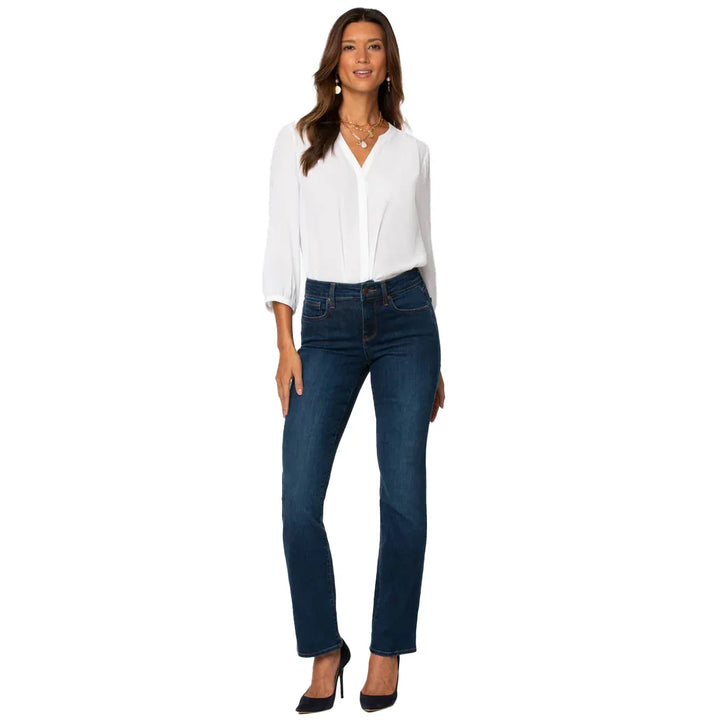 NYDJ 'Lift & Tuck' MARILYN Straight Leg Jeans -Size 10 US suit 14AU