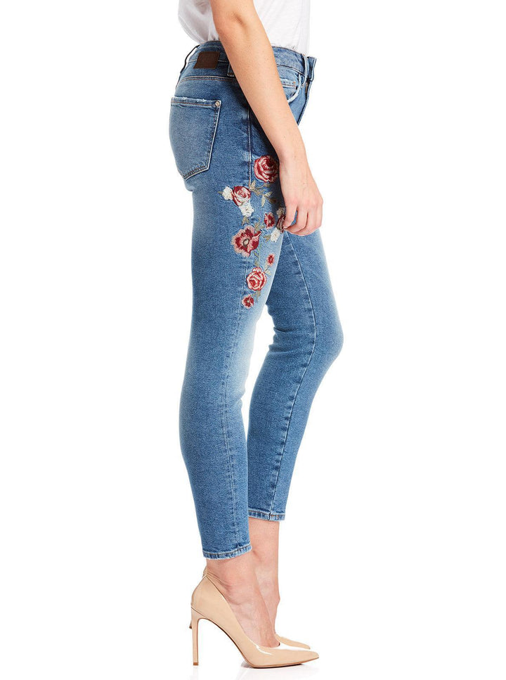 Mavi 'Tess' High Rise Embroidered side Jeans -Size 27