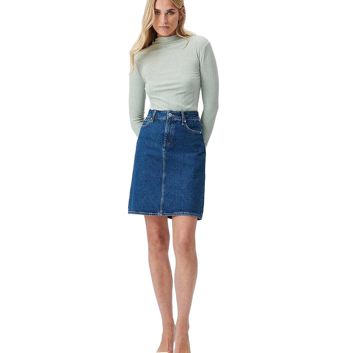 Mavi Stretch Denim 'Valerie' Jean Skirt - Size S Suit 10AU
