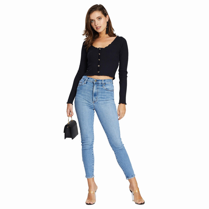 NOBODY 'Siren Skinny Ankle Petite' High Rise Skinny Jeans- Size 24