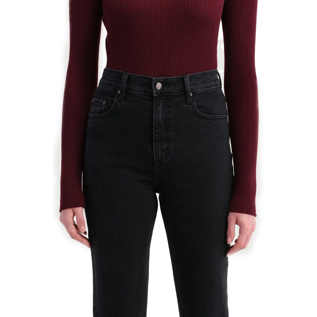 NOBODY 'Frankie Jean' High Rise Ankle Stretch Black Jeans- Size 26