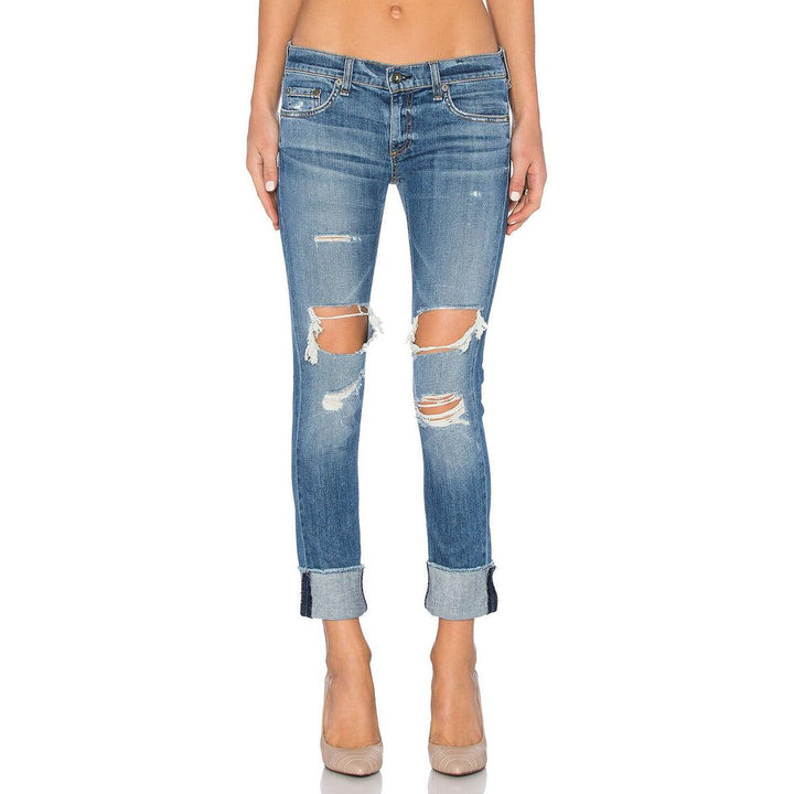 Rag & Bone  'Dre' Low Rise Slim Boyfriend Jeans- Size 27