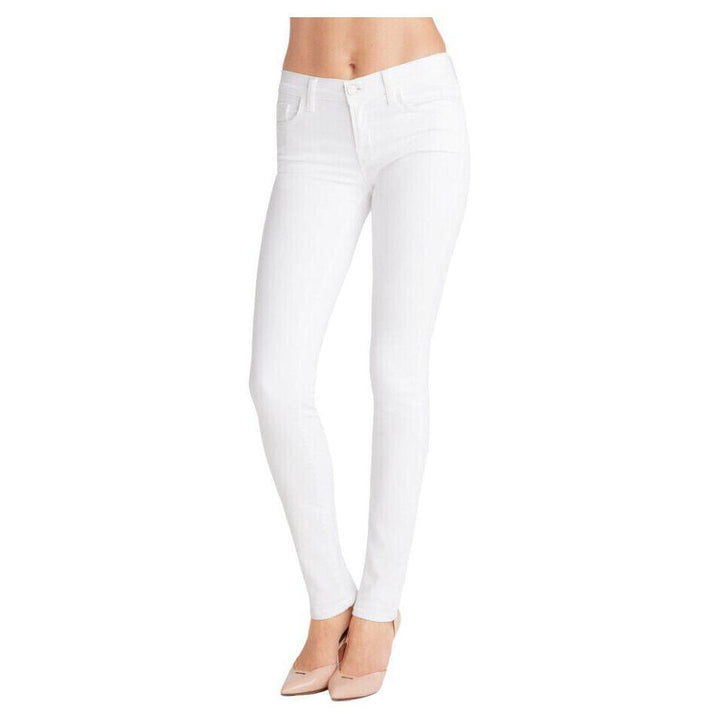 NWT- J Brand 'Skinny Leg' Mid Rise White Jeans - Size 28 - Jean Pool