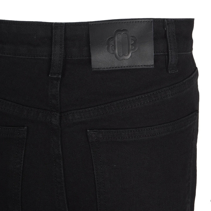 NWT - Maje Exposed Zipper Black Flare Jeans- Size Euro 38 (10AU)