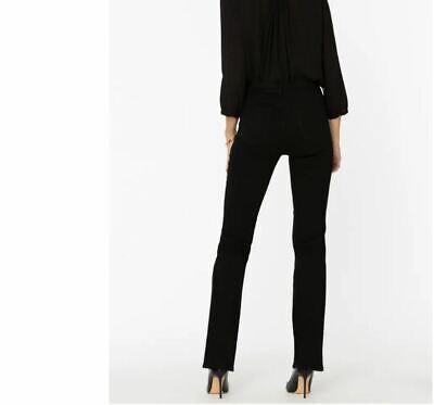 NWT - NYDJ 'Barbara Bootcut' Black Jeans RRP $308.00 -Size 2US or 6/8AU - Jean Pool