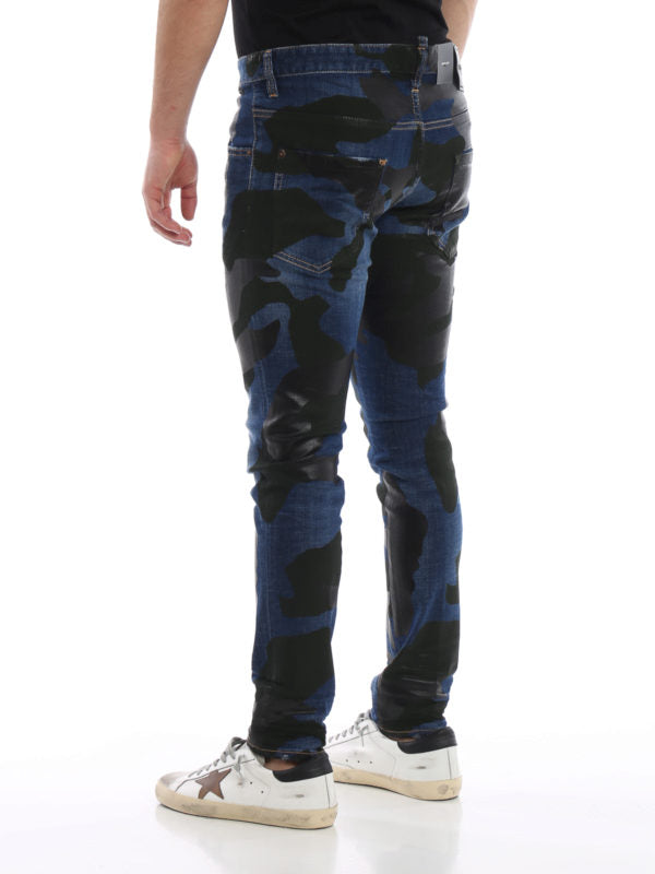 NWT - Dsquared2 'Skater Jean' Camouflage Print Jeans- Size 30