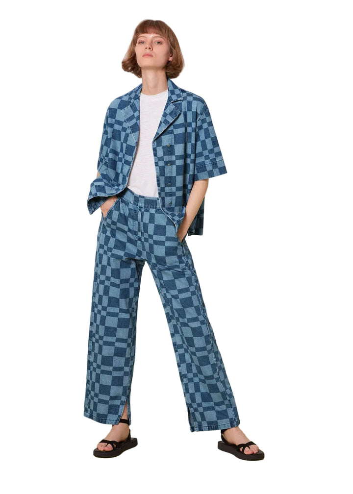 NWT - Whistles Checkerboard 'Billie Bleach' Shirt/Jacket - Size 10