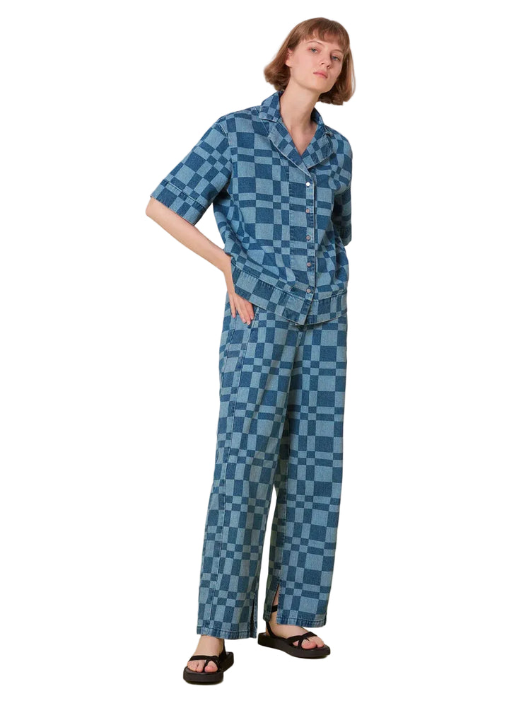 NWT - Whistles Checkerboard 'Billie Bleach' Shirt/Jacket - Size 10