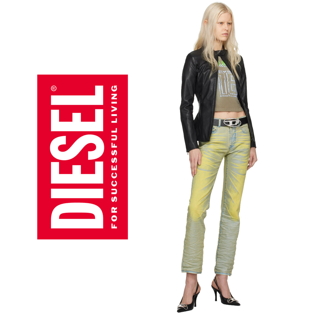 NWT - Diesel '1989 D-Mine' Mid Rise Slim Straight Jeans Size - 28"