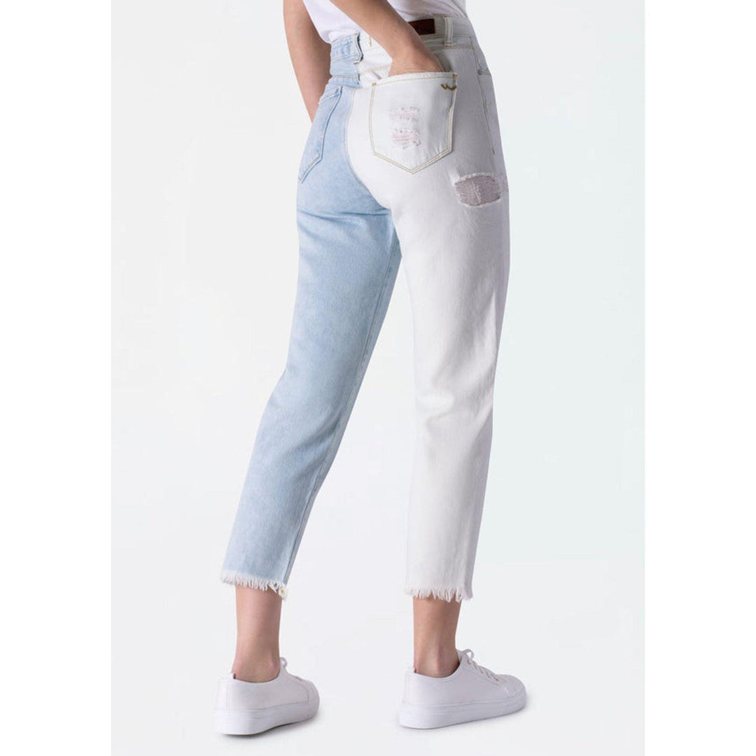 NWT- LTB Ladies 'Selina' Bleach Contrast Slim Mom Jeans -Size 26 - Jean Pool