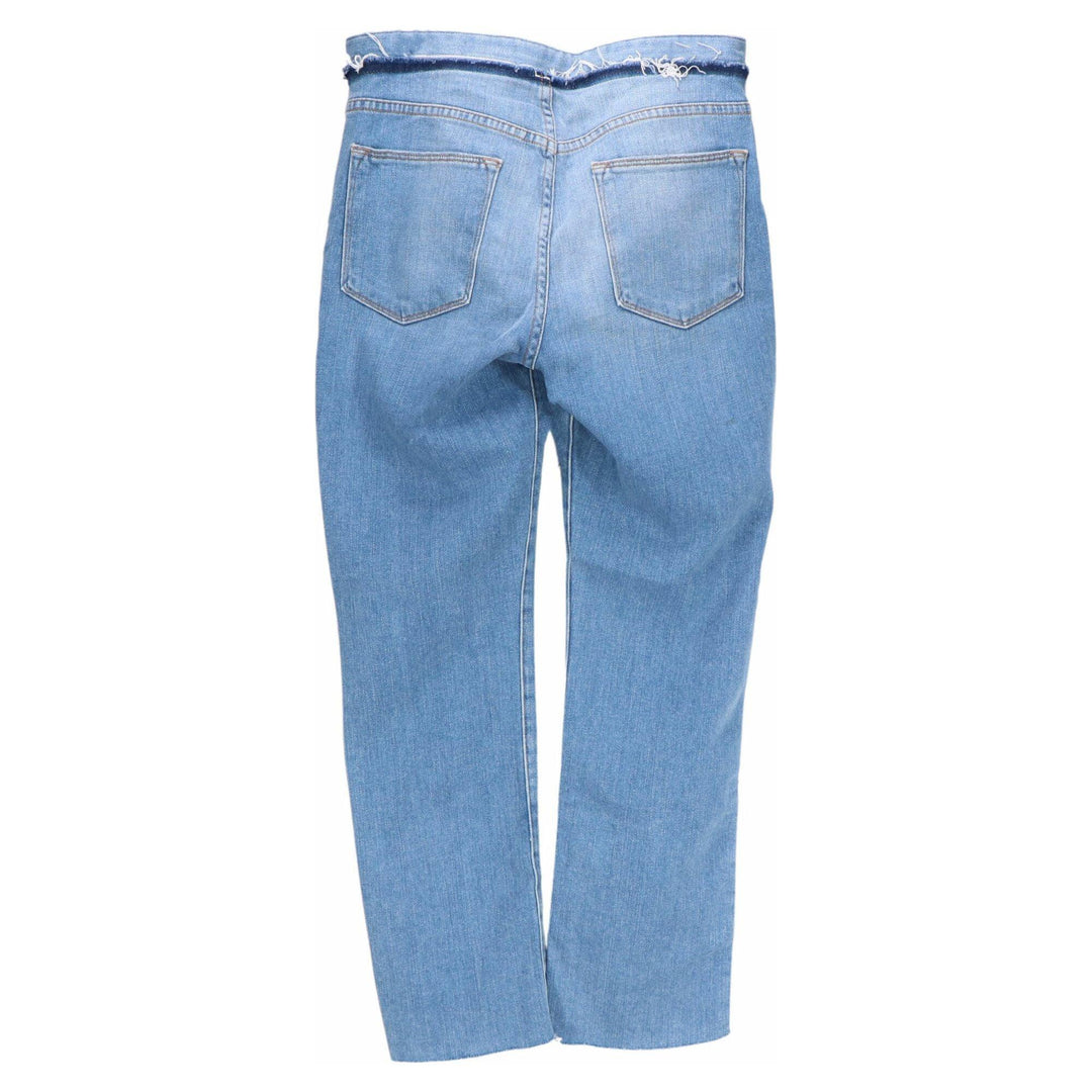 NWT- Frame Denim 'Le High Straight' Tie Waist Jeans RRP $425 -Size 28 - Jean Pool
