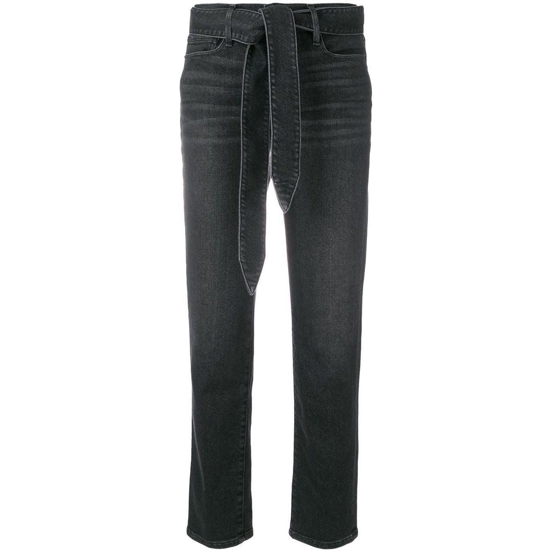 NWT- Frame Denim 'Le Nouveau Straight' Farleigh Jeans w/belt RRP $445 -Size 24 - Jean Pool