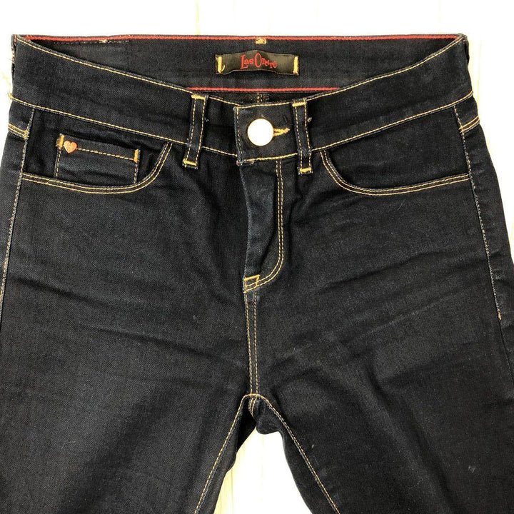Las Oreiro dark Wash Super Skinny Jeans- Size 26 - Jean Pool