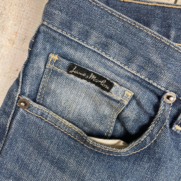James Marlow Australian Made Mens Slim Fit Jeans- Size 30 - Jean Pool