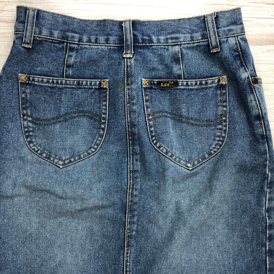 Lee Jewelled & Embroidered Denim Jeans Skirt - Size 8-Jean Pool