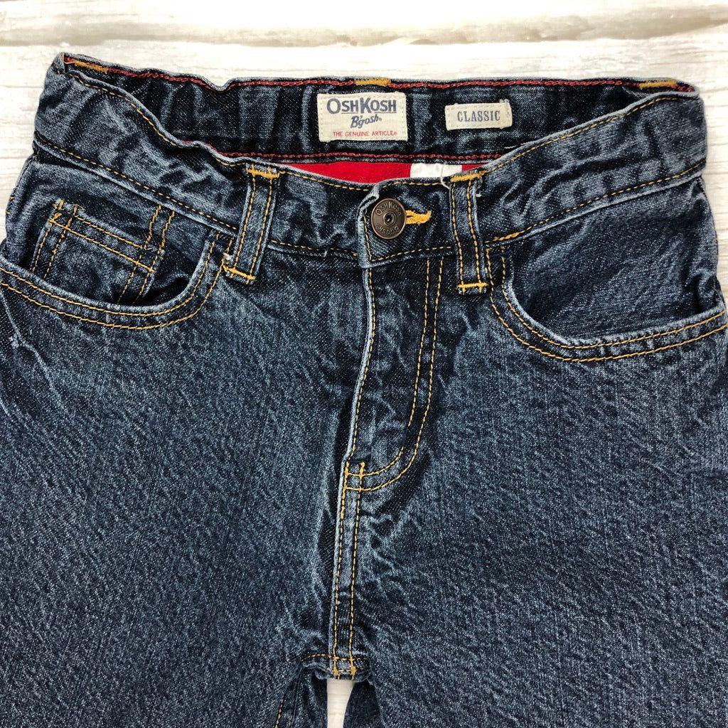 Osh Kosh B'gosh Fleecy Lined Straight Fit Jeans - Size 7 - Jean Pool