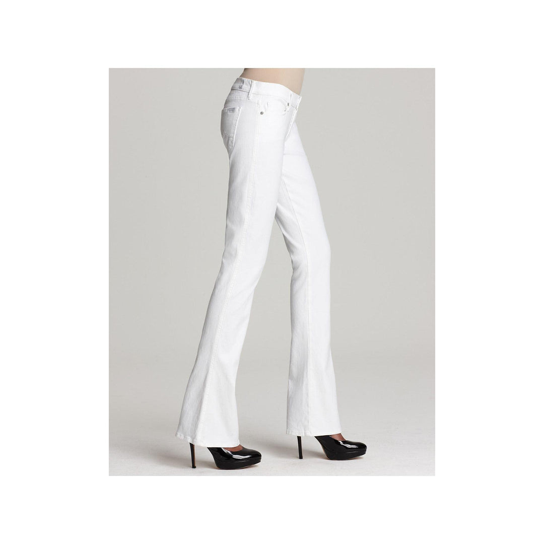 NWT- 7 for all Mankind 'Kaylie' Supermodel Bootcut White Jeans Size- 29 - Jean Pool