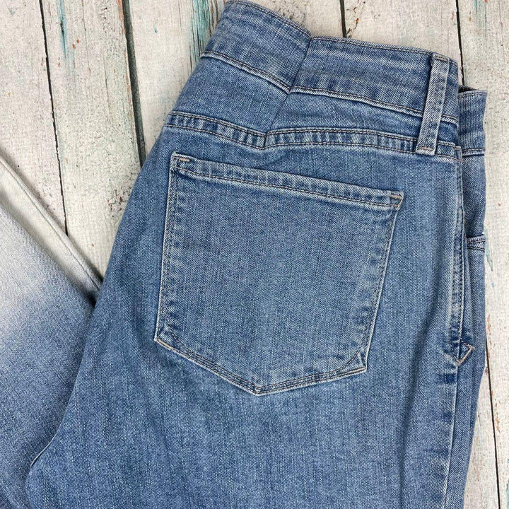 NYDJ Lift & Tuck 'Ankle' Dip dye Jeans -Suit Size 10 - Jean Pool