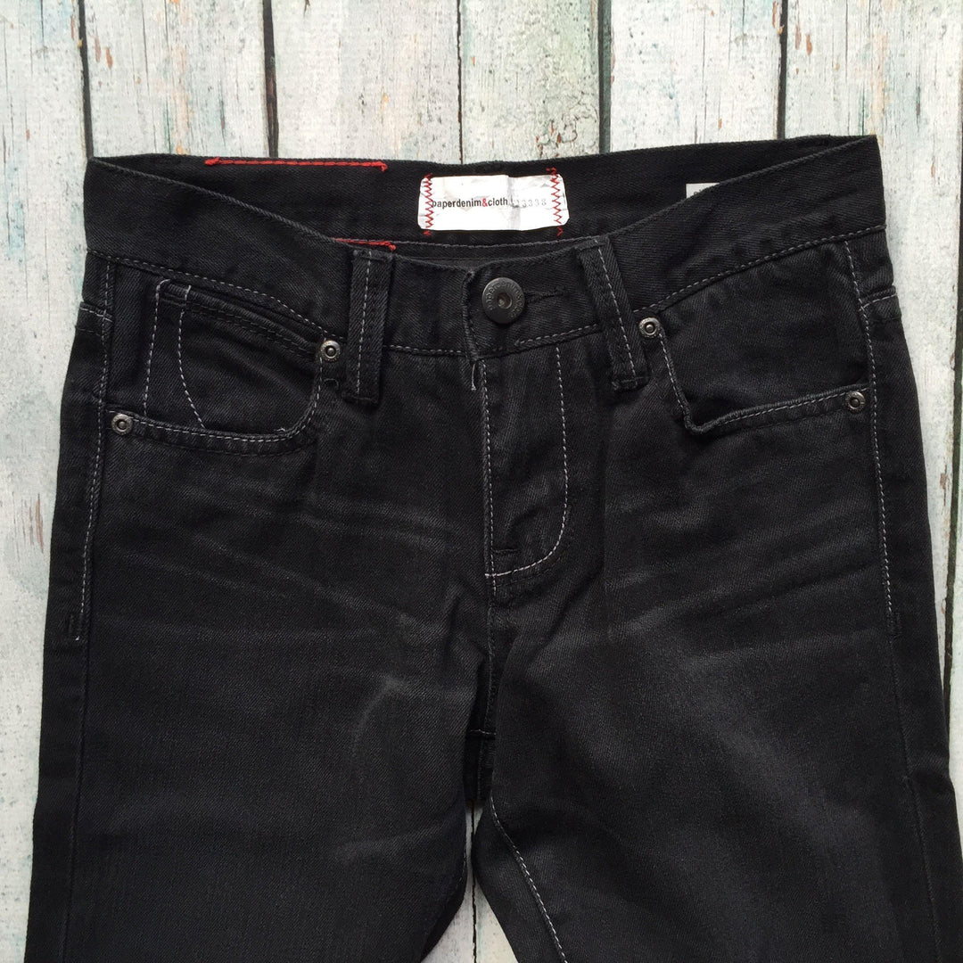 NEW - Paper Denim & Cloth 'Sienna' Black Jeans RRP $265 -Size 24-Jean Pool