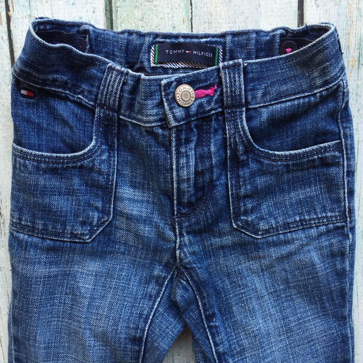 Tommy Hilfiger Girls Denim Jeans - Size 2T-Jean Pool