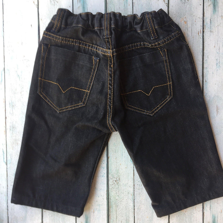 Seed Boys Long Denim Shorts - Size 9-Jean Pool
