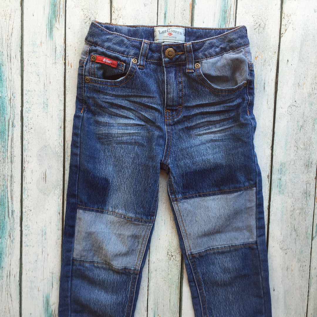 Lee Cooper Boys Patch Jeans - Size 5-Jean Pool