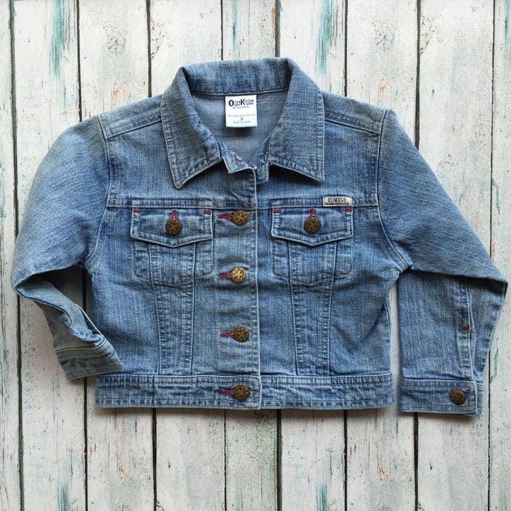 Osh Kosh Stretch Denim Jacket - Size 3-Jean Pool