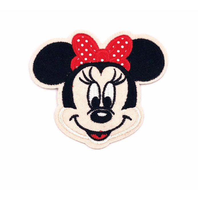 Minnie - Embroidered Cloth Patch-Jean Pool