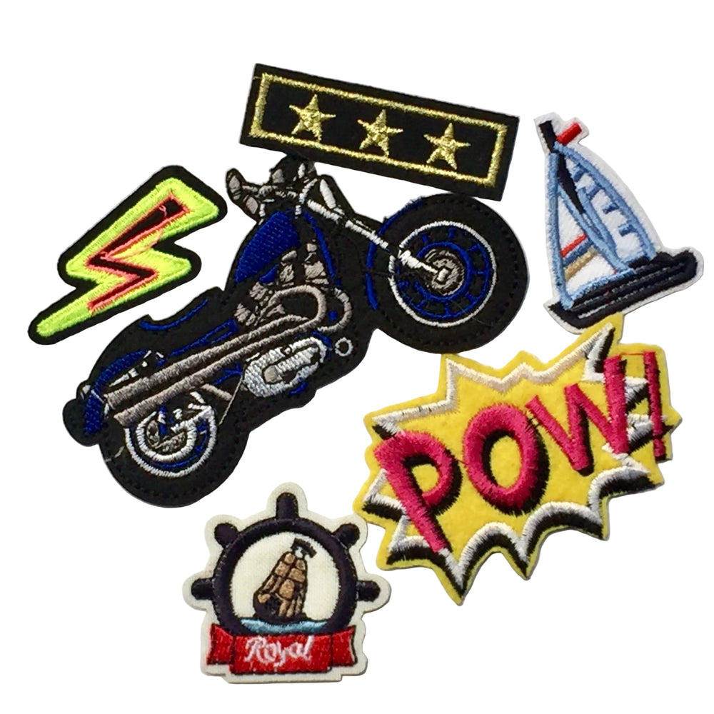 Iron on Patch "Lucky Dip"-Jean Pool