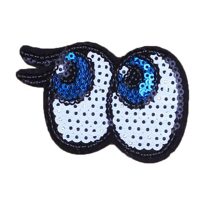 Eyes - Embroidered Sequin Patch-Jean Pool