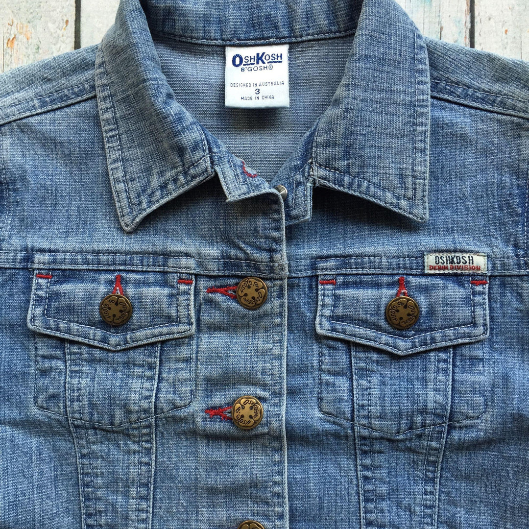 Osh Kosh Stretch Denim Jacket - Size 3-Jean Pool