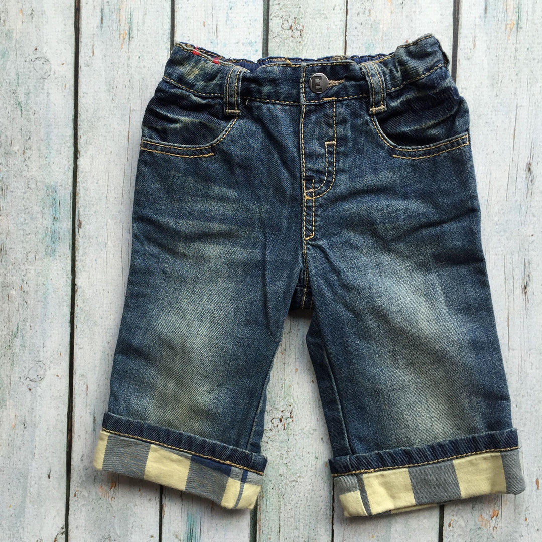 Esprit Boys Lined Denim Jeans - Size 3M-Jean Pool