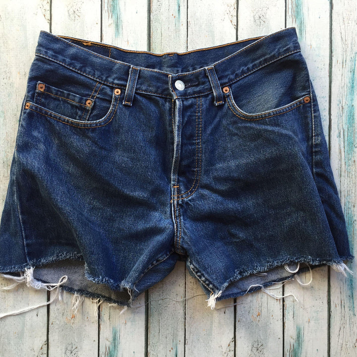 Levis 558 Ladies Cut off Denim Shorts - Size 31-Jean Pool