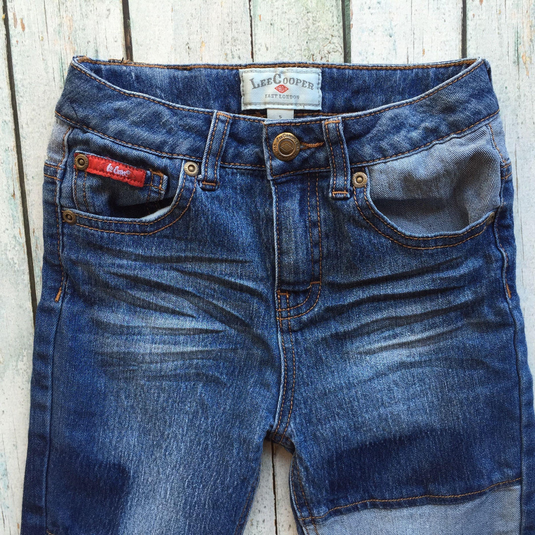 Lee Cooper Boys Patch Jeans - Size 5-Jean Pool