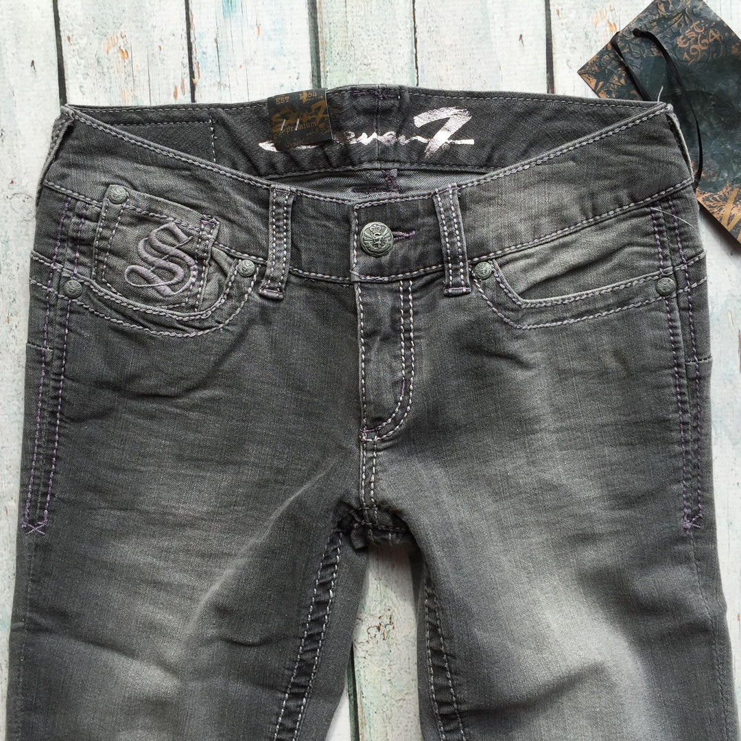 Seven7 Stretch Grey Denim Jeans Size - 28-Jean Pool