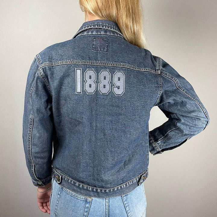 Lee Classic Blue '1889' Ladies Denim Jacket - Size L - Jean Pool