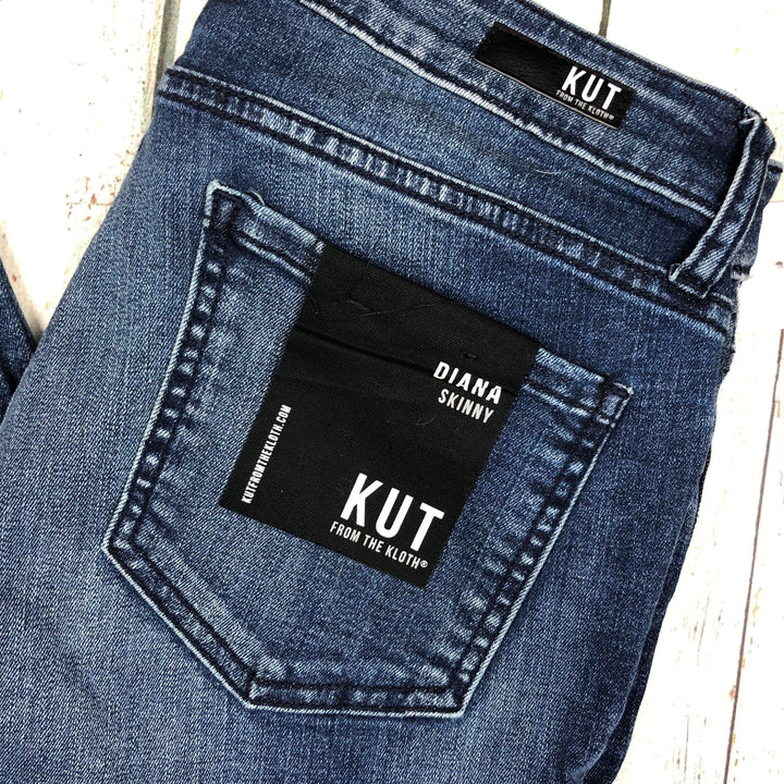 NWT - Kut from the Kloth USA - Premium Heritage 'Diana' Skinny Jeans -Size 28-Jean Pool