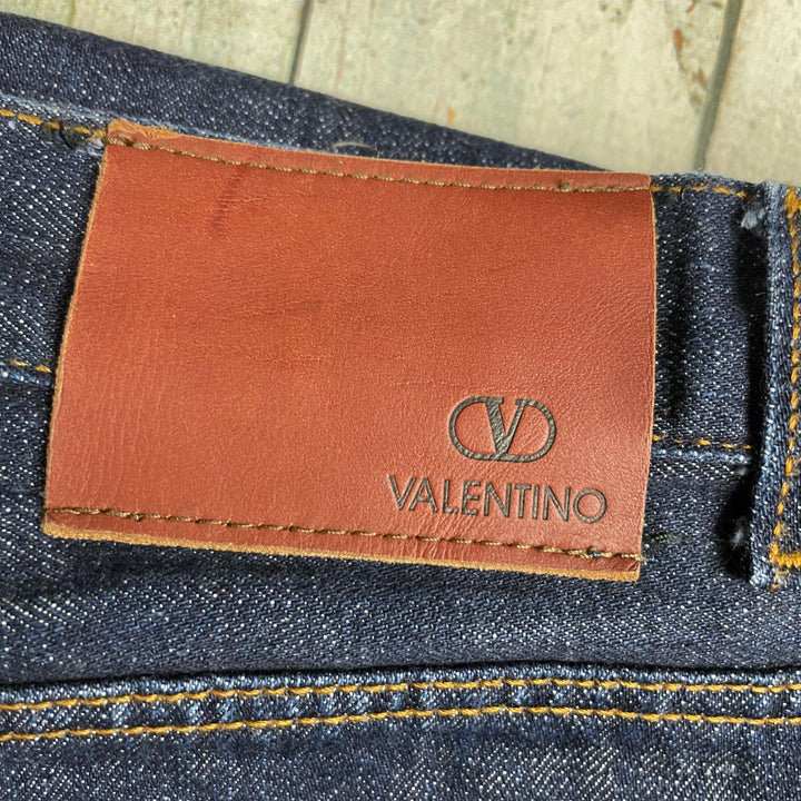 Valentino Mens Denim Straight Leg Jeans - Size 46 Short - Jean Pool