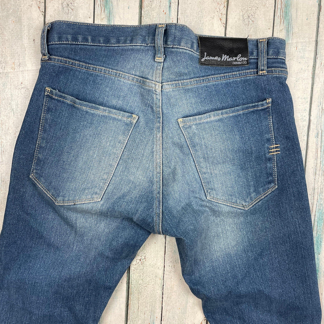 James Marlow Australian Made Mens Slim Fit Jeans- Size 30 - Jean Pool