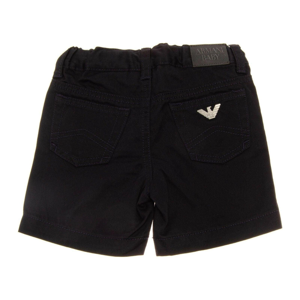 NWT - Armani Baby Navy Jean Shorts - Select Size - Jean Pool