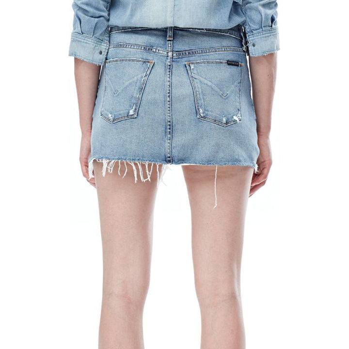 NWT - Hudson Vivid Released Hem Mini Skirt - Size 28 - Jean Pool